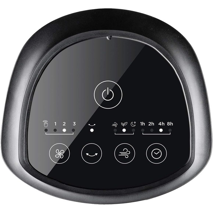 Турбовентилятор Black+Decker BXEFT50E 102 см, 45 Вт, 4 швидкості, з регулюванням, таймер 15 год, пульт ДУ, 3 режими, тихий, з ручкою, стабільний, чорний