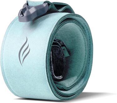 Магнітний ремінь для гітари, басу та укулеле ENYA – Швидке закриття, регулюється однією рукою, з імітацією шкіри (Блакитний)