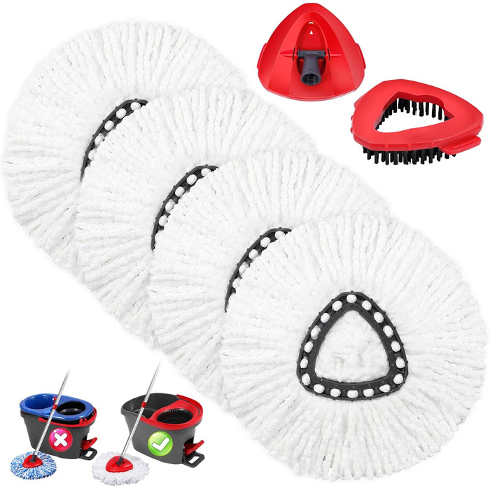 Replacement mop heads