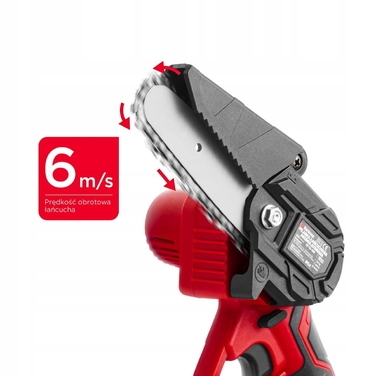 Акумуляторна ланцюгова пила Bartimex 20V 800W, 2 акумулятори по 2,0 Аг