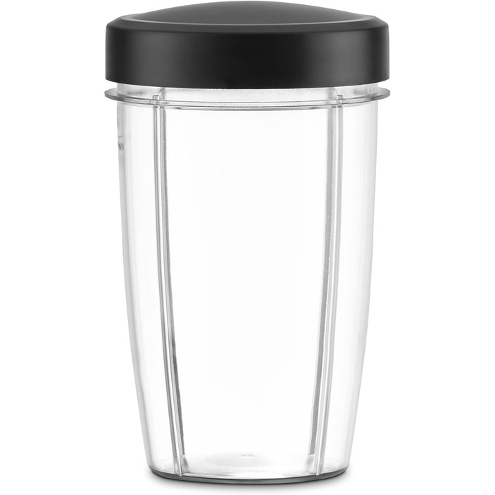 Ufesa BS2500 Nutriboom Single-Cup Mixer, multifunctional nutrient extractor, 900W power, smoothies and shakes, incl. 6 accessories, stainless steel blades, black 900W sports 0.5L-0.8L