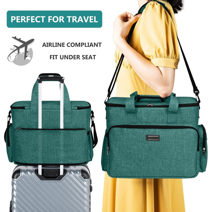 Сумка-переноска для собак та котів Vioett (L, Зелений) з набором аксесуарів для подорожей