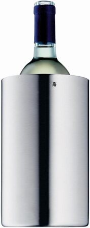 WMF Clever&More Sparkling Wine Cooler Stainless Steel 19.5 cm, Bottle Cooler Double-Walled, Keeps Longer Cool, Sparkling Wine Cooler, Wine Cooler, Ice Cube Container, Matte Finish
