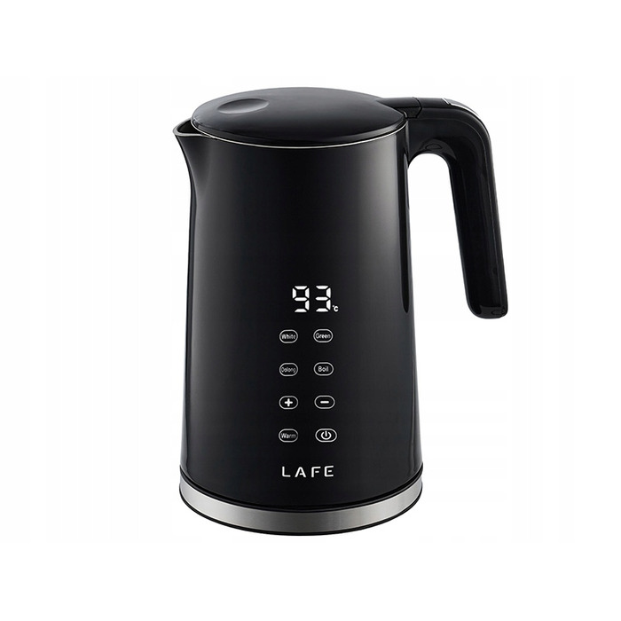 Електричний чайник Lafe Digital Double Wall, 2200 Вт, 1,7 л, чорний