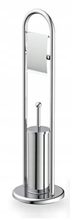 Тримач для туалетного паперу та йоржик для унітаза EISL, хром, 80 см
