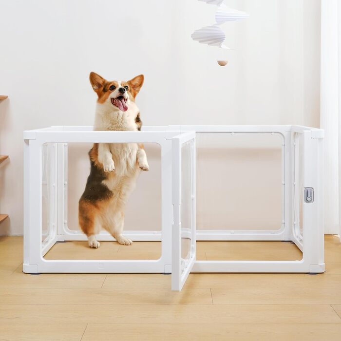 Кізочок Citylife 8-TLG: рухомий вольєр для собак, котів та дрібних тварин, 60 см, 8 частин