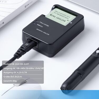 Зарядний пристрій NB-13L для Canon PowerShot G7 X Mark II, G5 X, G7 X, G9 X, G9 X Mark II, SX620 HS, SX720 HS, SX730 HS, SX740 HS (замінник CB-2LHE)