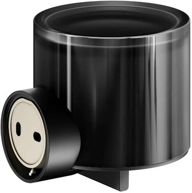 Дозатор для лосьйону KEUCO, металевий, чорний матовий, 140 мл, настінний, Reva Black Selection