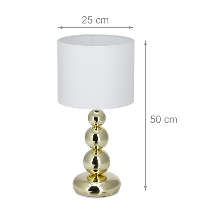 Relaxdays Table Lamp Set of 2