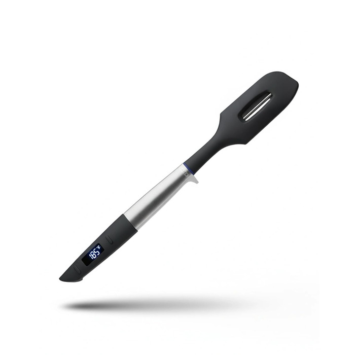 Ложка для приготування їжі Johann Lafer Turbo з нержавіючої сталі, ергономічна ручка, плоскі дротики для легкості | Преміум якість, точність, швидкість, задоволення