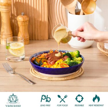 Набір посуду Porzellan Vancasso 18-частинний (6 осіб), Boho стиль, серія KRVI