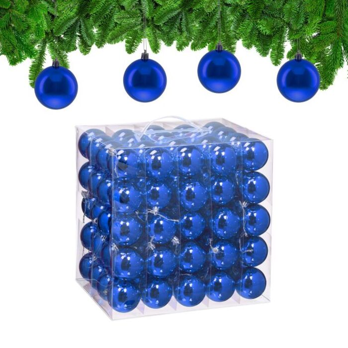 Relaxdays Set of 100 Christmas Baubles