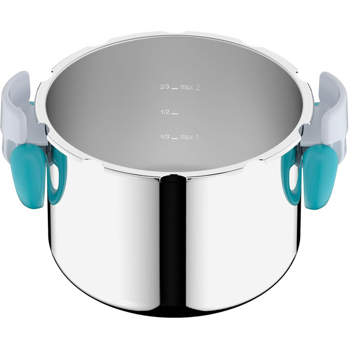 Каструля-скороварка Seb 6l ClipsoMinut'easy+ Blue P4900716 - Інддукція, нержавіюча сталь, Made in France