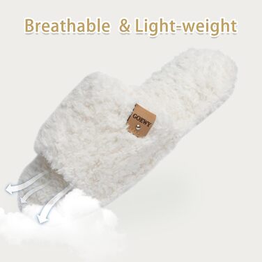 Жіночі домашні тапочки з меморі-піною - м'які відкриті тапочки на п'яті, неслизька підошва для дому/на вулицю. Супер м'які пухнасті тапочки-слайдери в подарунок для жінок та матерів