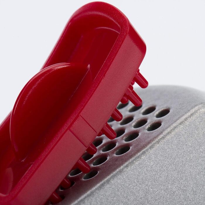 Прес для часнику Westmark з великою камерою та елементом для чищення, 16.2 см, алюміній/пластик, срібно-червоний, 30082260 Josie