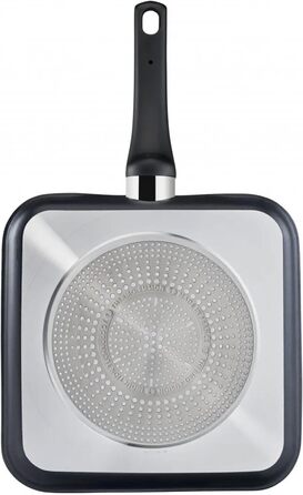 Сковорода гриль Tefal Selection 26x26 см з антипригарним покриттям Titanium, індукційна, з індикатором Thermo-Spot