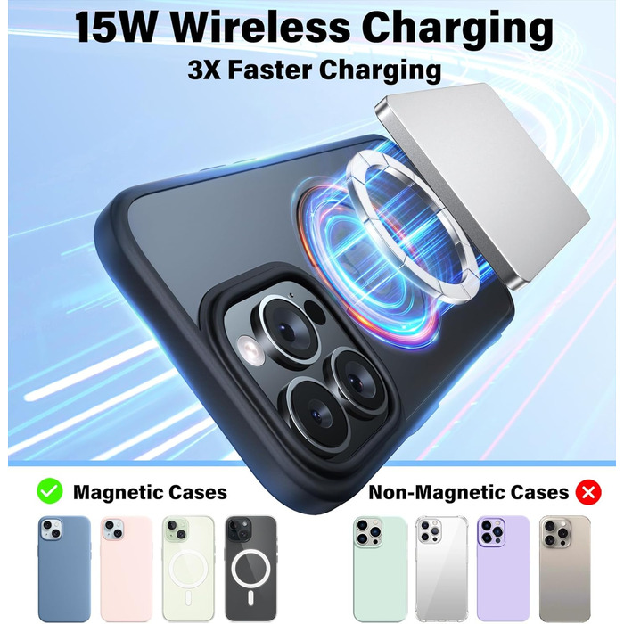 Power Bank Magsafe 5000mAh 22.5W з USB-C, бездротова зарядка, для iPhone 16/15/14/13/12, сірий