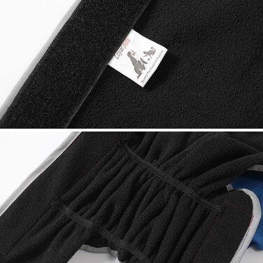 Homieco Fall Winter Dog Coat Jacket, Pet Raincoat, Warm Pet Jacket Dog Jacket Dog Sweater for Dogs M Black