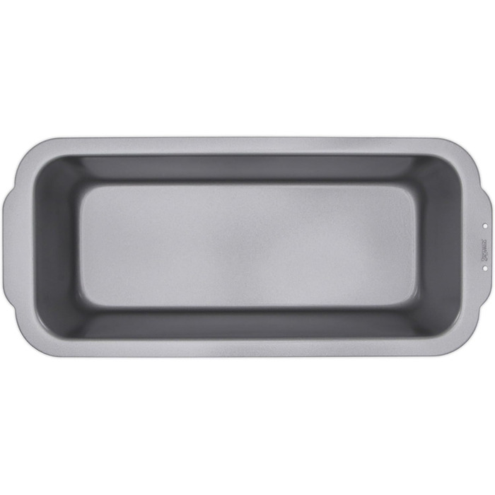 Städter 661264 We love Baking Loaf Pan, Aluminum, Black