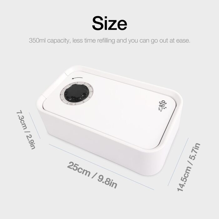 Автоматичний диспенсер для котячого та собачого корму ALL FOR PAWS: таймер, миється, для сухого та вологого корму