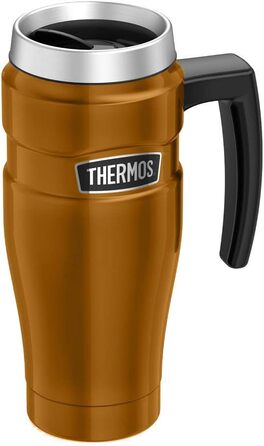 Термос König Travel Mug з нержавіючої сталі - Матовий чорний (470 мл)