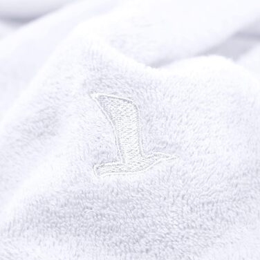 möve Superwuschel Towel Set, 2 Shower Towels 80 x 150 cm & Towels 50 x 100, Made in Germany, 100% Cotton, Snow, 2x50x100cm + 2x80x150cm