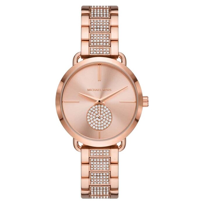 Жіночий годинник Michael Kors Portia (36 мм, мідно-золотий)