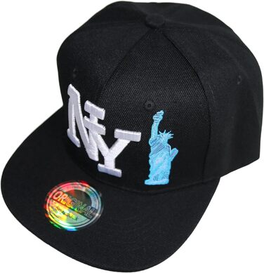 Кепка бейсболка NY з логотипом Нью-Йорка, оригінальна модель, для стильних чоловіків (52, Freedom)