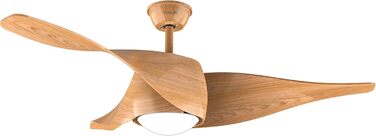 Стельовий вентилятор Cecotec EnergySilence Aero 5290 132 см з LED підсвіткою та пультом ДУ (Whitewood)