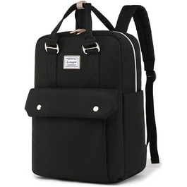 Рюкзак FUXINGYAO для жінок з відділенням для ноутбука 15,6 дюймів, антикрадійний, чорний, 23L