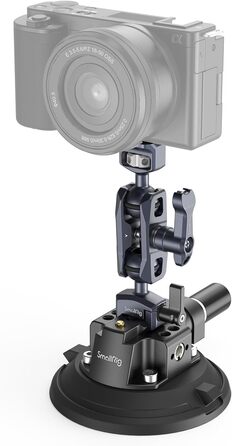 Автомобільний вакуумний тримач SMALLRIG 4' з кульовою головкою та магічною рукою, для екшн-камер, телефонів, макс. навантаження 3 кг
