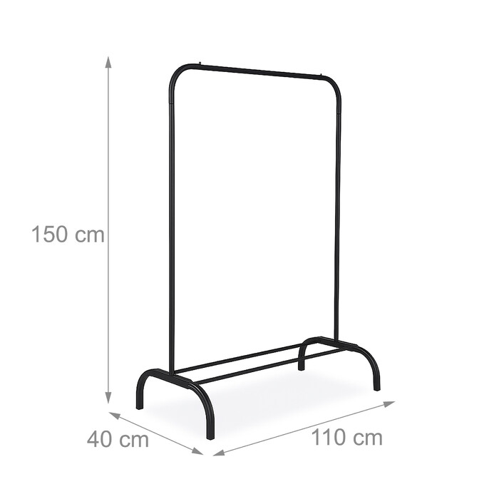 Relaxdays Clothes Rack, Iron