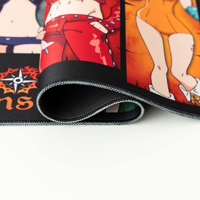 Килимок для миші геймерський XXL Grupo Erik Seven Deadly Sins - аніме, манга, нековзкий, водовідштовхувальний