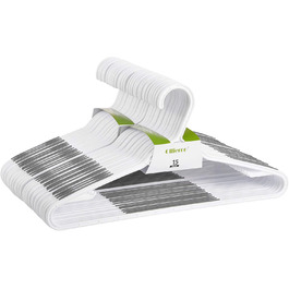 Пластикові вішалки для одягу, гнучкі, неслизькі, сірі, 30 шт.