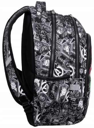 Багатовідсіковий шкільний рюкзак Avengers CoolPack, багатоколірний, 21 л
