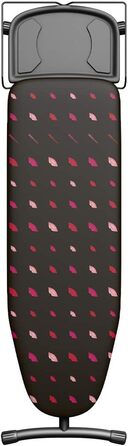 Laurastar Ironing Board Plusboard, 42cm x 125cm, 100% cotton, Suitable for most steam irons, Adjustable height, Integrated wheel set, 9kg, Comfortable storage