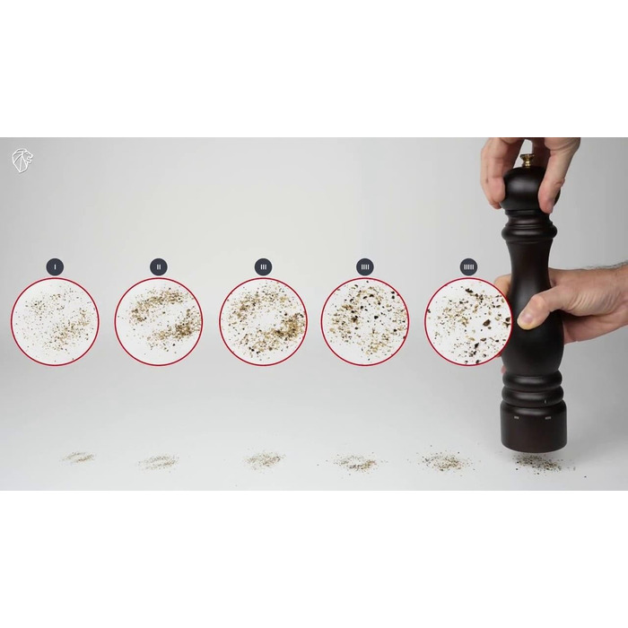 PEUGEOT Paris Mill Set Pepper/Salt, Grind Setting u'Select, Height: 18 cm, Wood, Natural, 2/23386