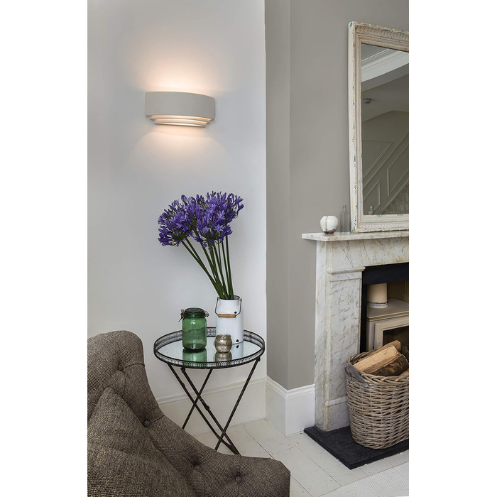 Astro Amalfi 315, dimmable interior wall light (ceramic) E27/ES – compatible with smart bulbs, designed in the UK – 1079001 – 3-year warranty