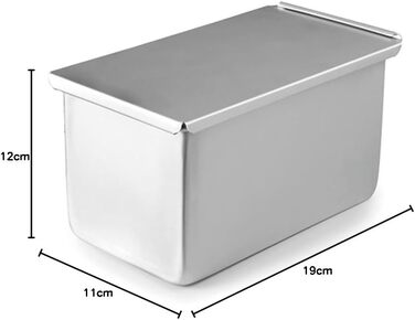 Форма для хліба IBILI 20 см, алюмінієва, металік, 19x11x11 см