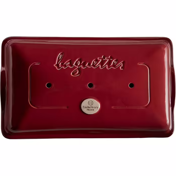 Emile Henry 5506-34 Baguette Mold, 390x240mm, Grand Cru Loaf Pan 390x240mm
