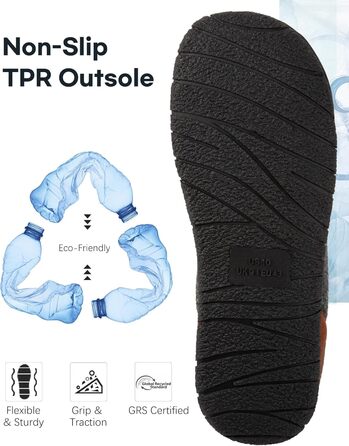 Чоловічі домашні капці LongBay з Memory Foam, в'язані, блакитні (46 EU), для дому та вулиці, дихаючі
