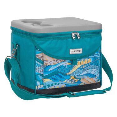 Термосумка Anndora 22L для пікніка, 35 x 24 x 27 см, блакитний колір (OCEAN turquoise)