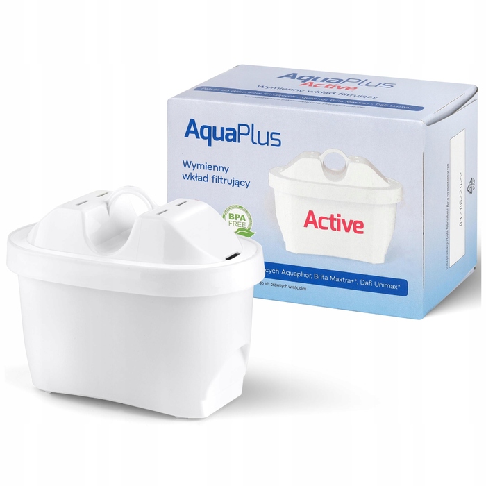Смінні фільтрувальні картриджі для глека Aquaphor AquaPlus Active, 12 шт.
