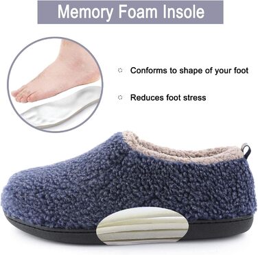 Чоловічі халапи RockDove Nomad з пінопластовою устілкою (42.5/43.5 EU, темно-синій)