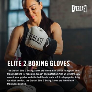 Боксерські рукавички Everlast Elite Prostyle для жінок (12oz, сірий/рожевий)