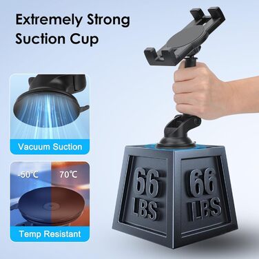 Утримувач для планшета в авто Linkstyle, універсальний, 360° обертання, для iPad та смартфонів 5.5-11 дюймів