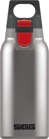 SIGG Hot & Cold ONE Thermo Drinking Bottle, non-toxic and insulated stainless steel drinking bottle, one-handed operation outdoor thermo bottle (0.3 L)