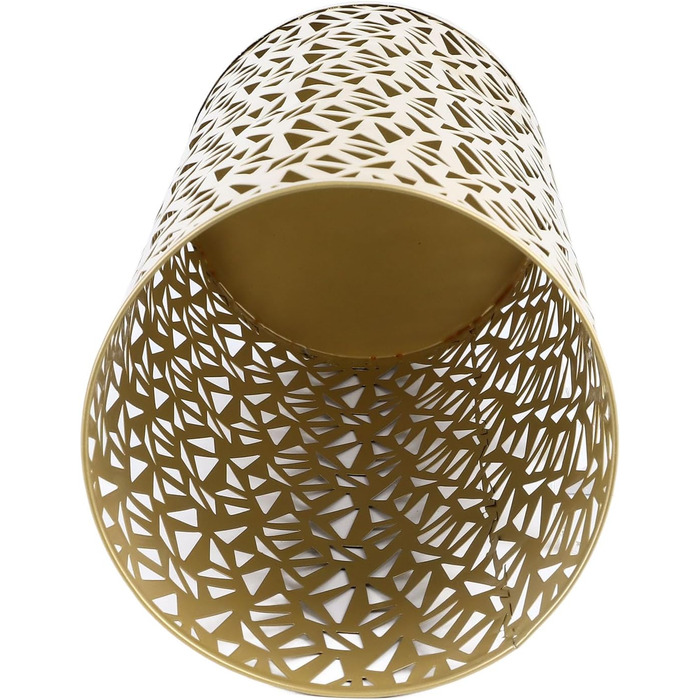 Металевий підставка для парасольки Topiky, кругла, золота, 15x10,5 см