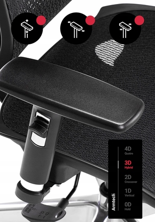 Ергономічне крісло Diablo Chairs V-Basic, тканина, чорне