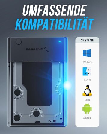 Док-станція Sabrent для HDD та SSD 2.5